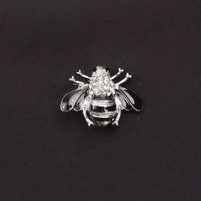 Yaxa sancaqları, Bee Brooch Fashion Diamond Insect - m2-3-1843