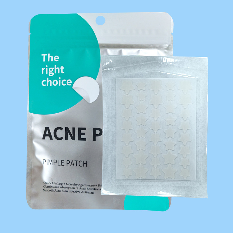 ACNE PATCH スターアクネパッチ ハイドロコロイド吸収性ニキビパッチ 膿吸収性フルカラーカラー五芒星ニキビパッチ|undefined