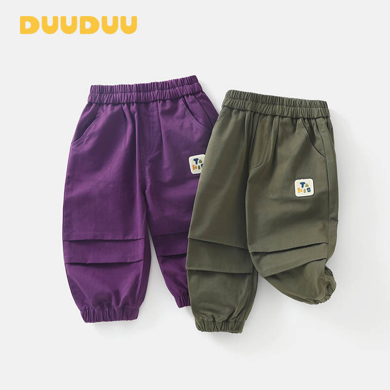 Duuduu Cargo Pants 2025 New Style Baby Pants for Boys and Girls, Infant Category a Kidsren's Casual Pants, Kidsren's Pants