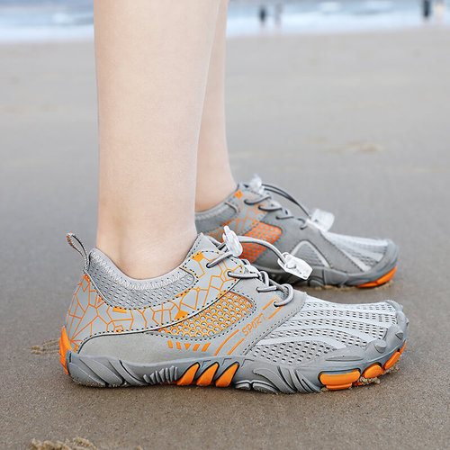 Factory wholesale children's wading shoes, non-slip swimming shoes, amphibious, medium and large children's beach shoes for women