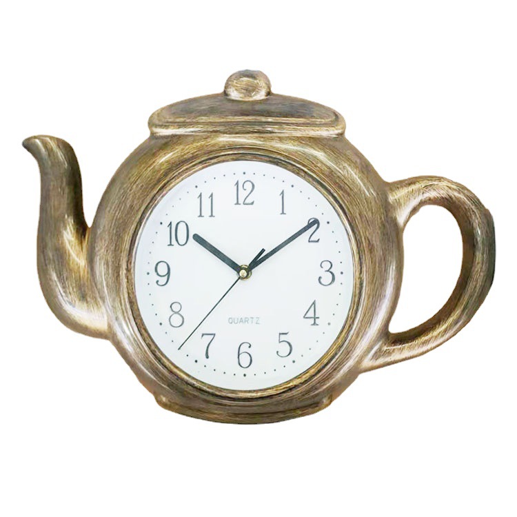 Reloj de pared moderno con diseño cartoon retro - Movimiento de cuarzo silencioso con segundos continuos - Fuente clara - Para decoración personalizada