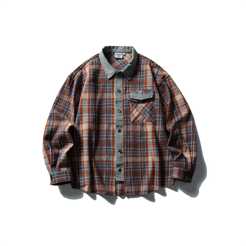 Autumn Japanese trend denim shirt