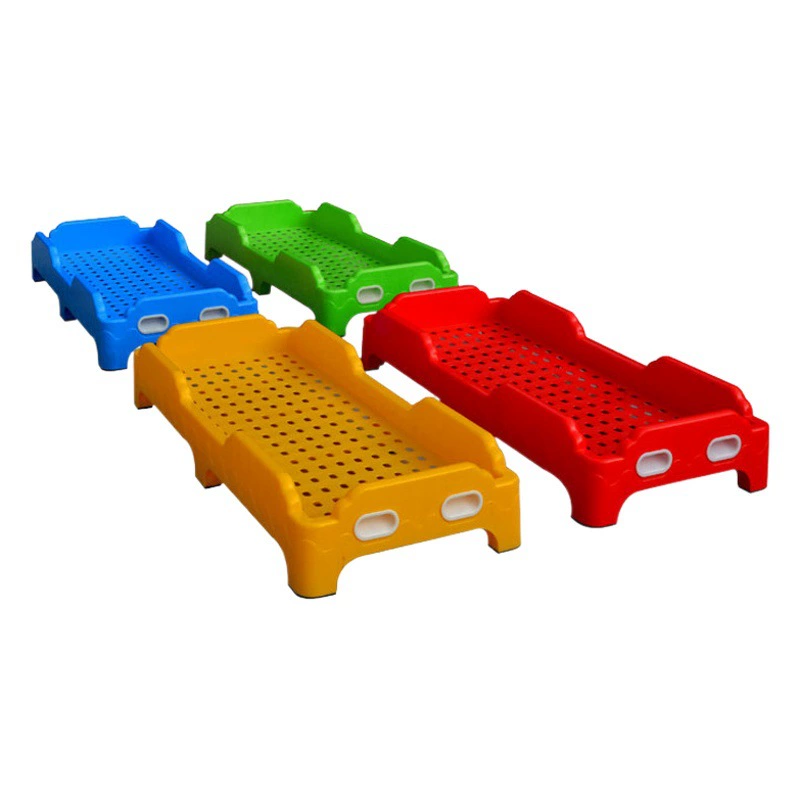 Детская кровать для сна Пластиковая кровать для детского сада Детская пластиковая кровать для наложения Студенческая кровать Управляемая кровать