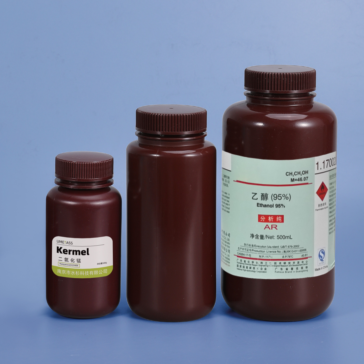 Metasequoia glyptostroboides HDPE ultra-gruesa de alta temperatura a prueba de ácido y álcali botella de esterilización botella de reactivo 5-1000ml botella de plástico sellada