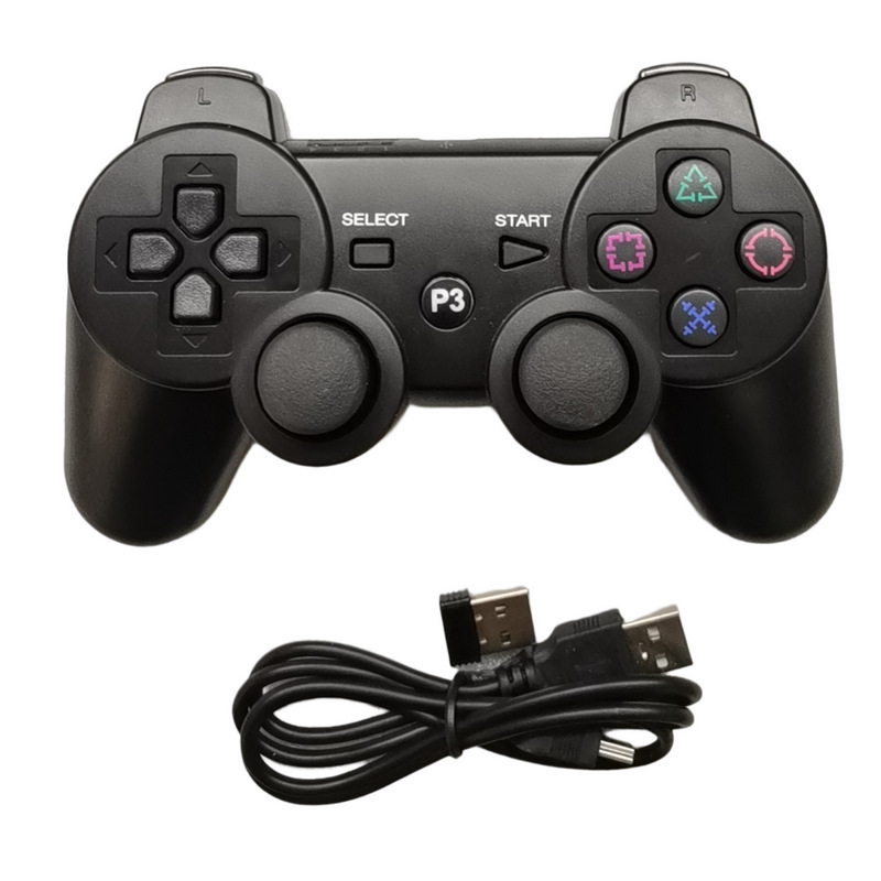 Consola de juegos de dobles inalámbrico PS3 manejar uno a dos manija del juego batería de litio Bluetooth manejar soporte PC Android