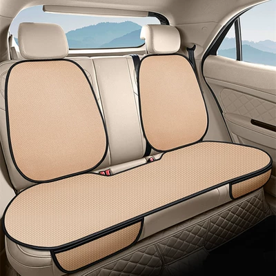 Seat cushion, seat cover — ice silk breathable three-piece cool - ky-ice-silk-warm-rice-with-hook-and-back-row