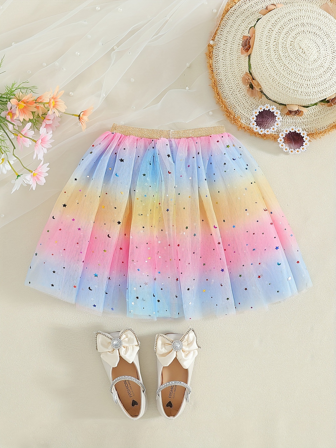 2026 nuevo vestido de malla vestido corto vestido de baile vestido de bebé princesa