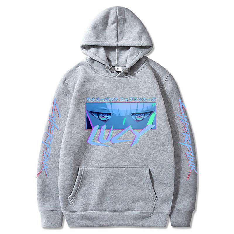 2024 New Cyberpunk Marginal Walker Lucy printing cotton Pull
