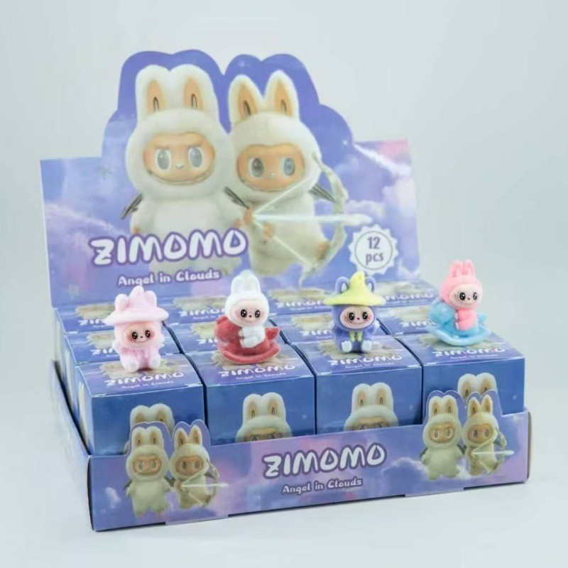 Flocked labubu trojan horse hats come in a large box of 12 mixed pieces. if you buy a multiple of 12, there will be a display box