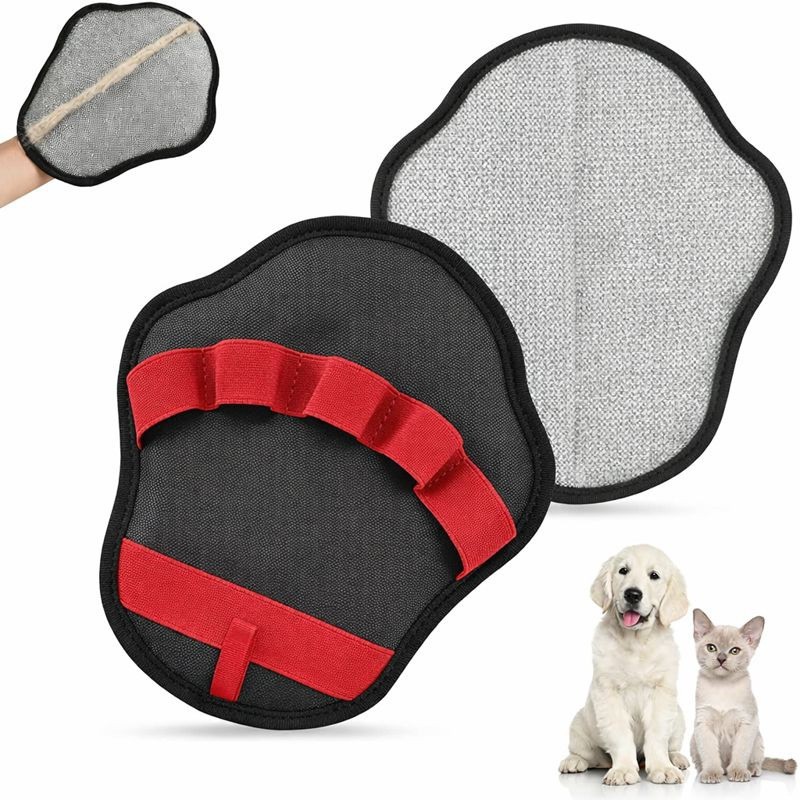 Guantes de depilación estática transfronteriza para mascotas cepillo bidireccional de pelo pegajoso depilación artefacto limpio guantes de pelo de gato limpio pelo de gato