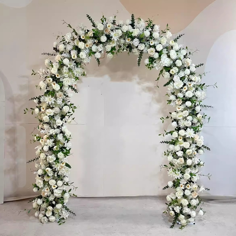 クロスボーダー結婚式の鉄ラック小道具レイアウトアーチアーチステージ背景ウェルカムオーナメントロードリード装飾結婚式|undefined