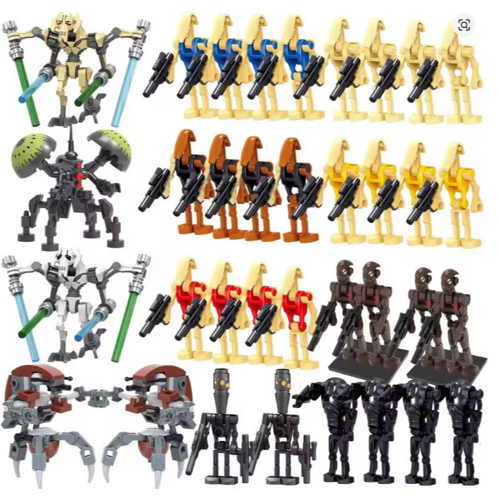 Foreign trade for a variety of Star Wars combat robot soldiers children assembled toys