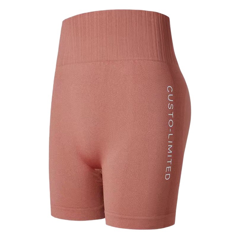 2022 nuevo vientre de cintura alta que contrae Levantamiento de cadera correr pantalones cortos de fitness Verano de secado rápido yoga tres pantalones medias deportivas