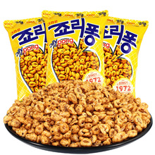 韩国进口crown克丽安棉花糖大麦粒35g膨化爆米花追剧零食休闲小吃