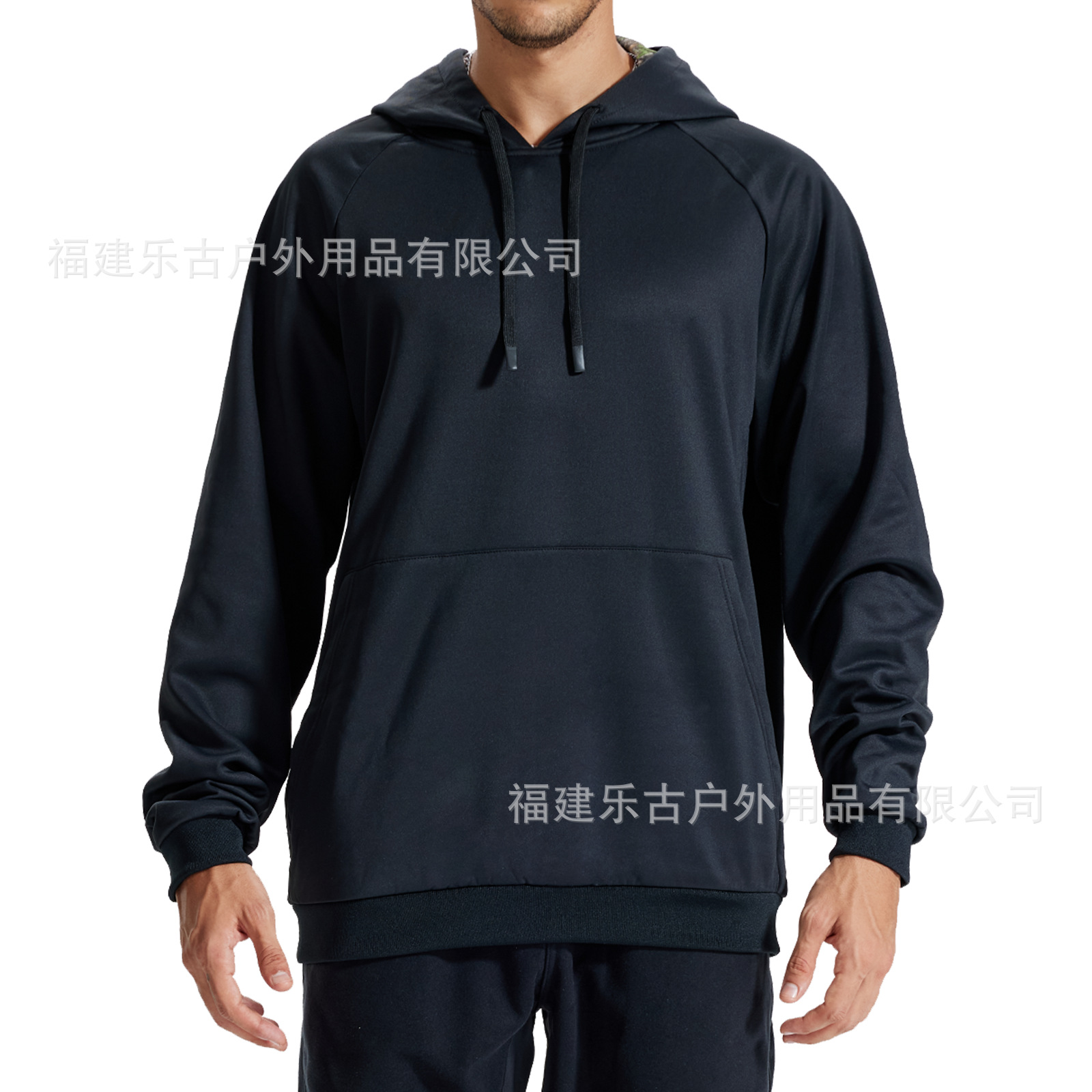 Camouflage Casual Color-Block Fleece Sweatshirt for Men, Hunting Autumn and Winter Sports, Warm and Comfortable Hoodie Pullover D62