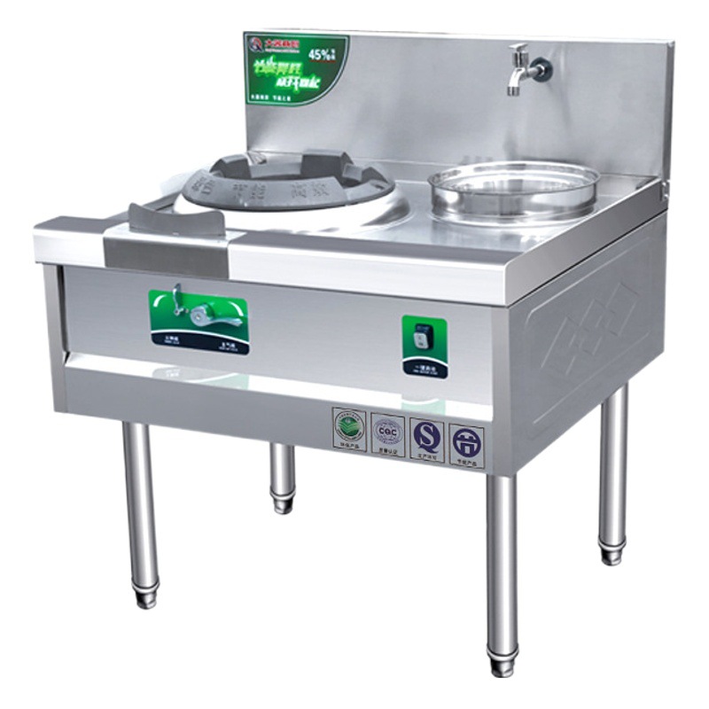 Estufa de fuego de ahorro de energía de gas de acero inoxidable estufa doble estufa de gas cocina estufa de gas licuado natural estufa de restaurante USO COMERCIAL