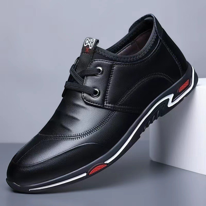 2025 Spring and Autumn New Style Pu Upper Waterproof Easy-Care Lightweight Fashionable Sports Casual Men's Shoes Men's Leather Shoes 2025 Spring and Autumn New Style Pu Upper Waterproof Easy-Care Lightweight Fashionable Sports Casual Men's Shoes Men's Leather Shoes