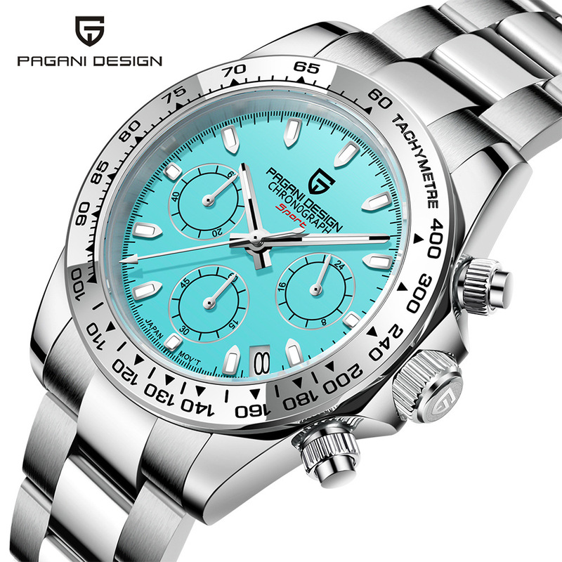 Berjani pagani design Men's Watch Multifunctional Chronograph Quartz Watch Men's PD1727 Berjani pagani design Men's Watch Multifunctional Chronograph Quartz Watch Men's PD1727