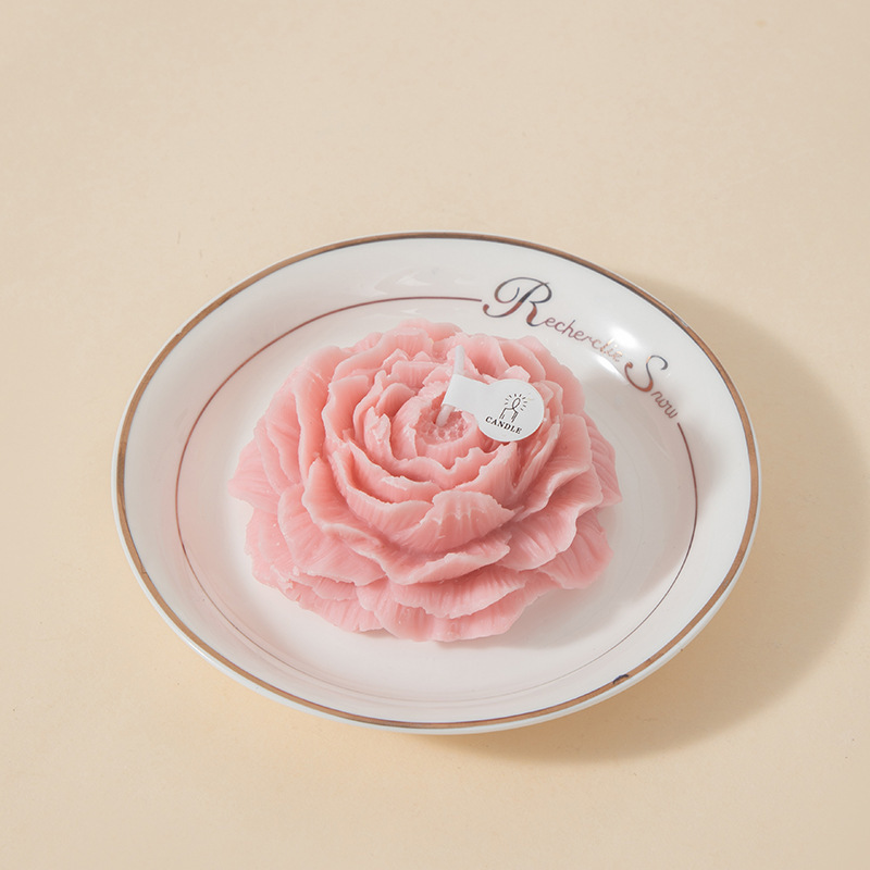 Caja de regalo de vela de flor de plátum de fragancia regalo de mano regalo creativo para amantes modelado adornos de cera de banda magnética