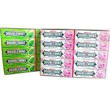 绿箭口香糖薄荷味5片装20条含玫瑰花瓣清新口气整合休闲零食糖果