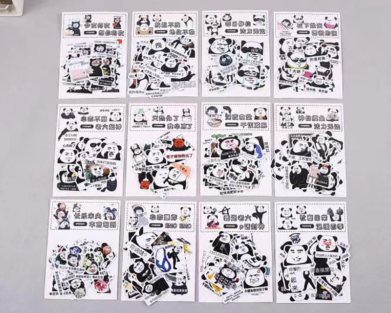 Cartoon waterproof sticker, new collection