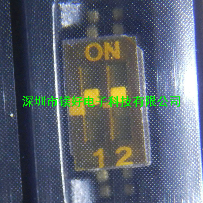 两位拔码开关218-2LPSTR 电子原器件电子物料配套