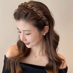 高颅顶发箍女款高级感洋气时尚头箍2025新款防滑带齿压发发卡头饰