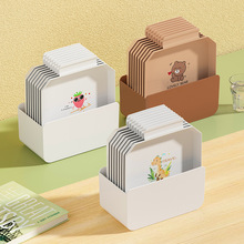 跨境北欧风吐骨碟PP家用骨头碟塑料桌面垃圾盘吐骨头盘碟子骨盘