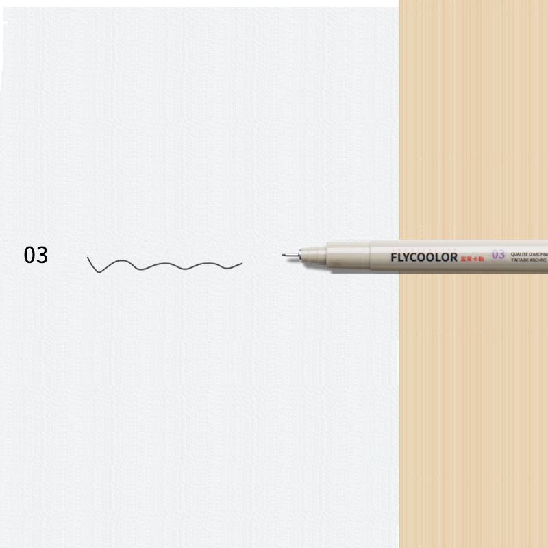 Xiupu aguja pluma impermeable gancho pluma comic cepillo gancho dibujo pintura cepillo diseño papelería suministros traje