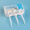 Polymer hygienic dental floss for oral cavity for correct bite