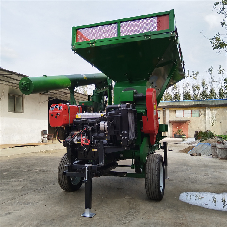 铲车上料大型玉米脱粒机 苞米打粒机器 干湿两用苞谷剥粒机