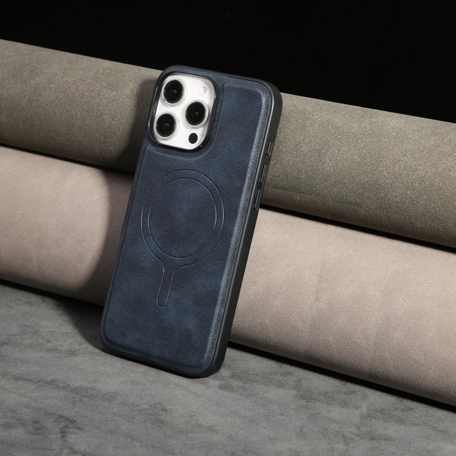 Funda magnética con anillo para iPhone 17 Pro Max, compatible con carga inalámbrica, protección anticaídas para la serie Apple 17