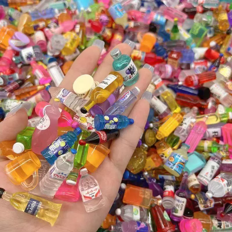 Маленькая бутылка имитация бутылки вина еда играть смолы аксессуары DIY Материал ювелирные изделия мини Миниатюрная игрушка для напитков маленькая бутылка вина