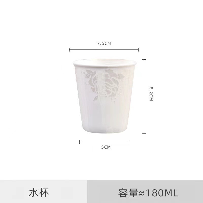 Cuencos caseros Jingdezhen hueso porcelana cubiertos platos platos platos de rosa blanca cubierta de cocina simple microondas