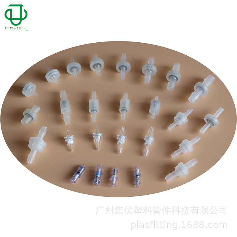 集优品质PP塑料隔膜球式弹簧鸭嘴止水止气止逆止回单向阀防回流