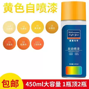 Handheld spray paint for cars, touch-up paint, anti-rust hand-painted spray paint, graffiti paint, wall paint in bright red and white, automatic spray paint