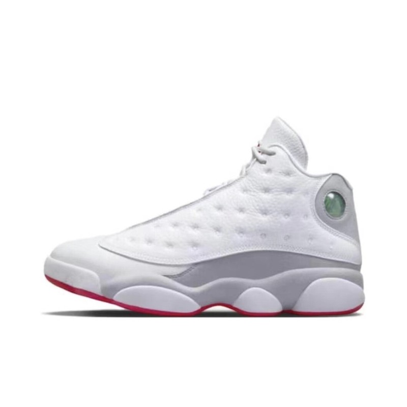 莆田靴 AJ13 純正オリジナル Qiao 13 通気性クッション性滑り止めミッドトップスポーツシューズメンズハイトップ実用的なバスケットボールシューズ|undefined