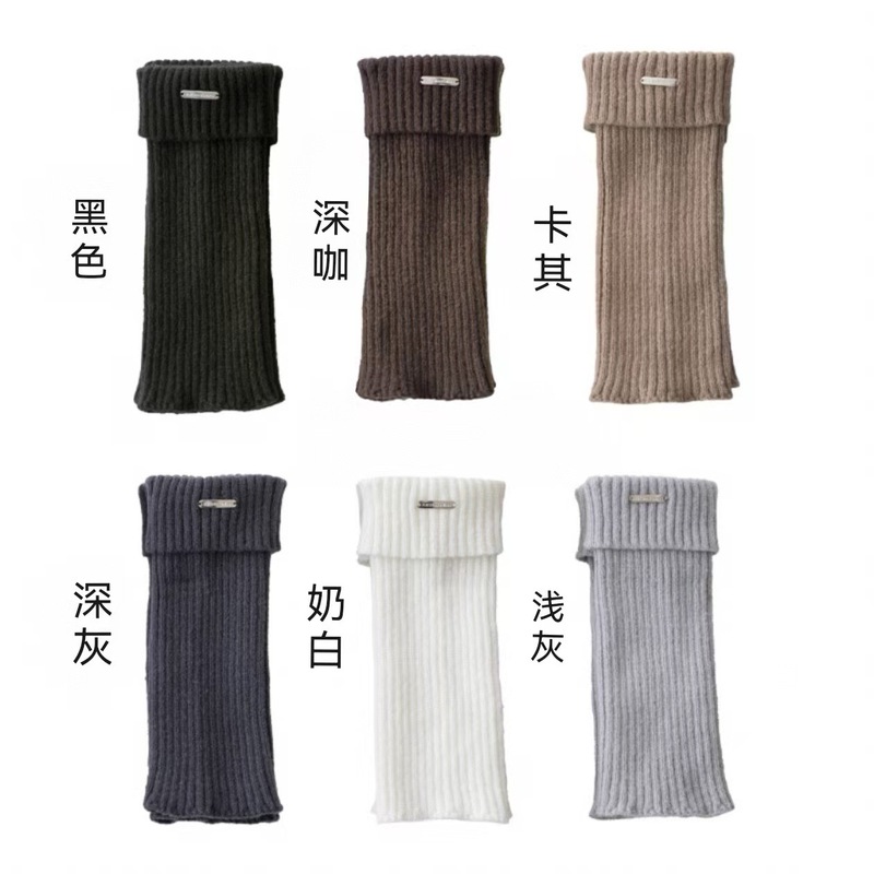 秋冬モデルy 2k亜文化金属標ギャルメリヤス足カバーjk靴下カバー女性中筒靴下保温|undefined