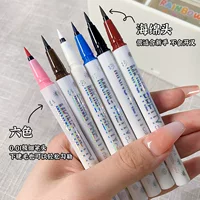 MKING PRETTY красочная подводка для глаз с тонким кончиком, жидкая подводка для глаз, которую нелегко размазать, гладкая и гладкая.