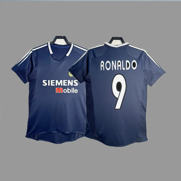 04-05 Royal M away game black + printed No. 9