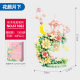 Senbao Building Blocks, Flower and Moon Building Blocks, Flower Ornaments, Creative Assembly Toys, Collection Building Blocks, Girls' Gifts