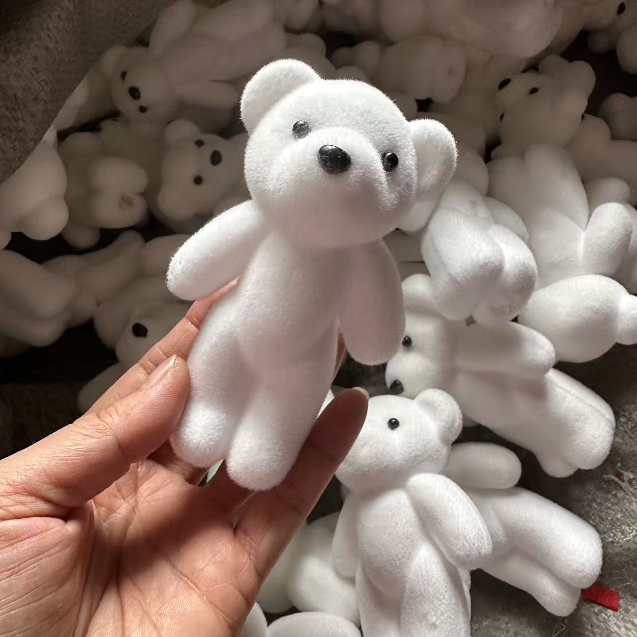 (Wholesale), plush cartoon toy from foam for ice cream, doll, with little bears, DIY