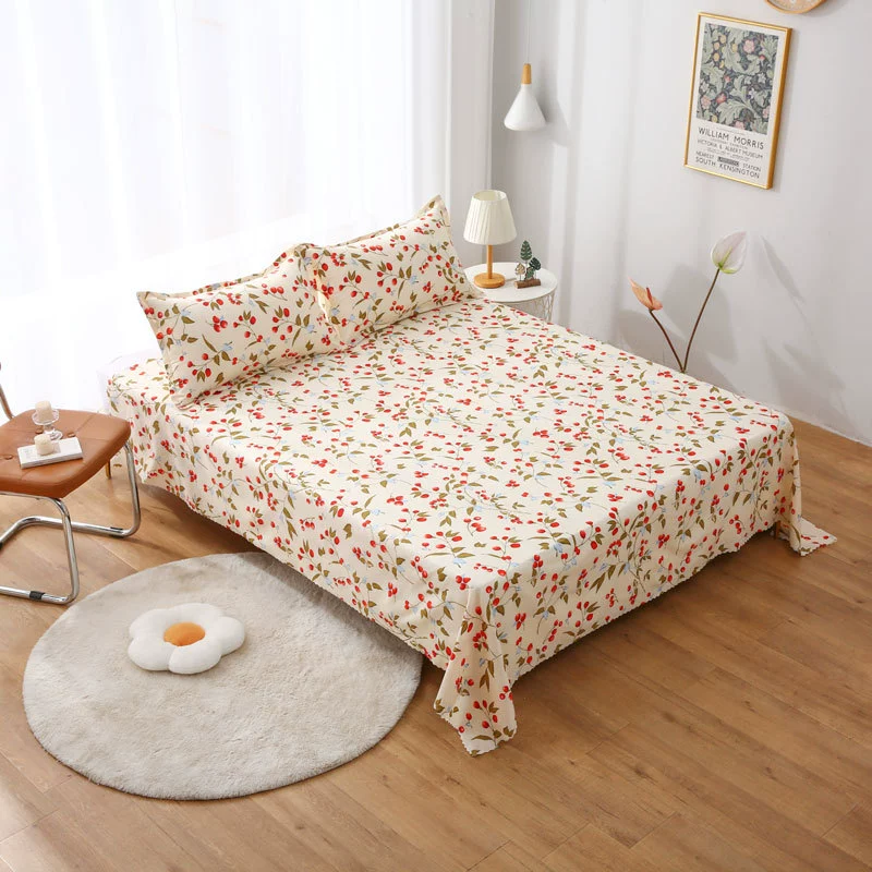 Красочная цельная простыня в стиле ins, простая модная простыня, односпальная, двуспальная, студенческое общежитие, оптовая продажа, простыня для сна класса А
