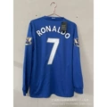 Long sleeve#0809 man l away league edition no. 7 ronaldo + armband