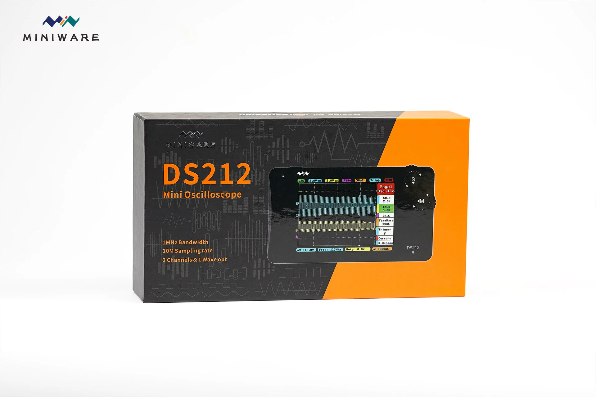 Набор из черного золота MINIWARE DS212 осциллограф