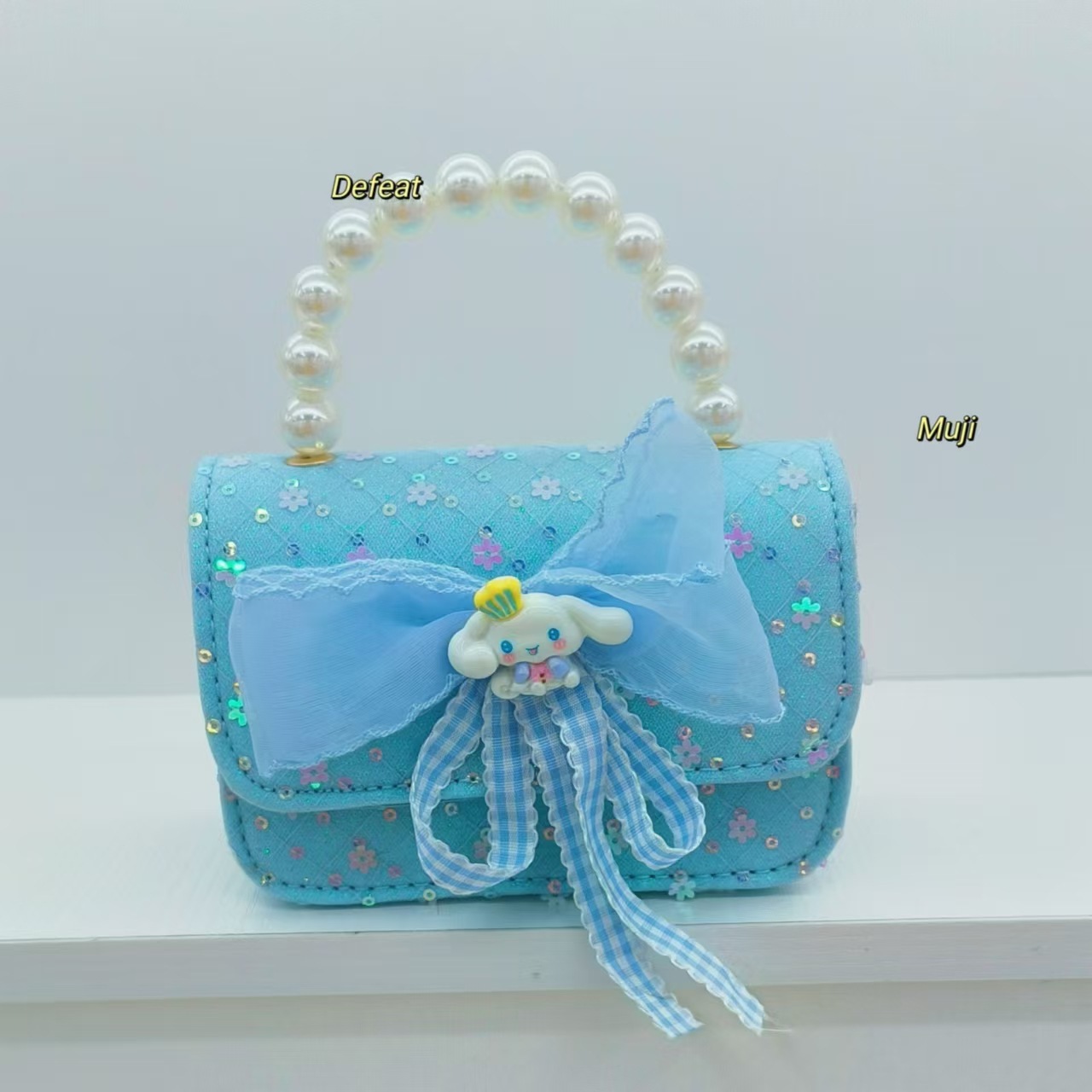 Bolso de perlas bolso de accesorios de cinturón Melody Kullomi bolso de princesa infantil bolso de Año Nuevo para niñas bolso pequeño