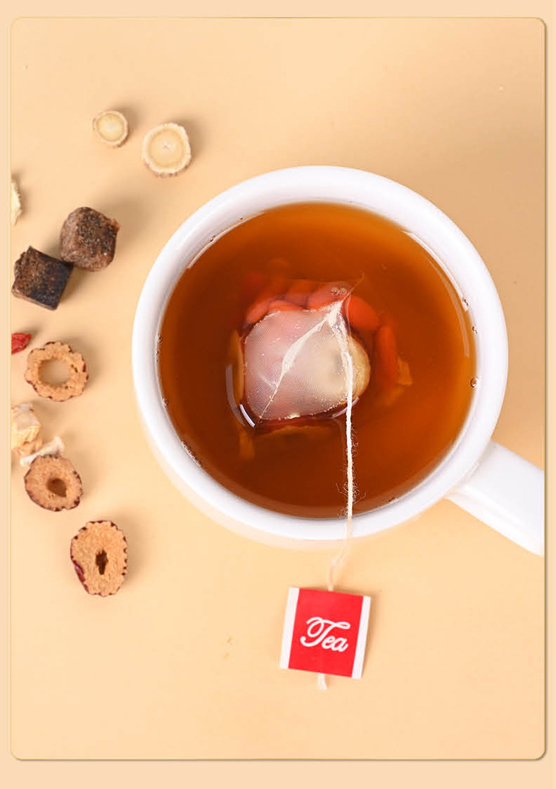Shen Qi Hong Jiang Ginger Jujube Tea 20 Pyramid Bags Astragalus Codonopsis Goji Wellness Tea 200g specifications