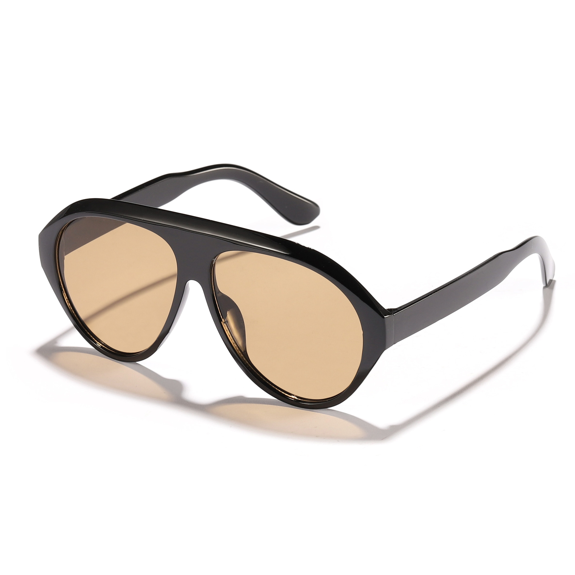 La cara grande es delgada y la tendencia del espejo de sapo, sombrilla personalizada, gafas de sol a prueba de rayos UV, fiesta de fiesta, gafas de moda