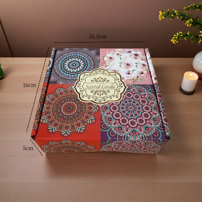 Caja de lata de vela perfumada de flores secas para un hogar seguro, dormitorio, cumpleaños, fragancia romántica, aceite esencial, atmósfera duradera, desodorización interior