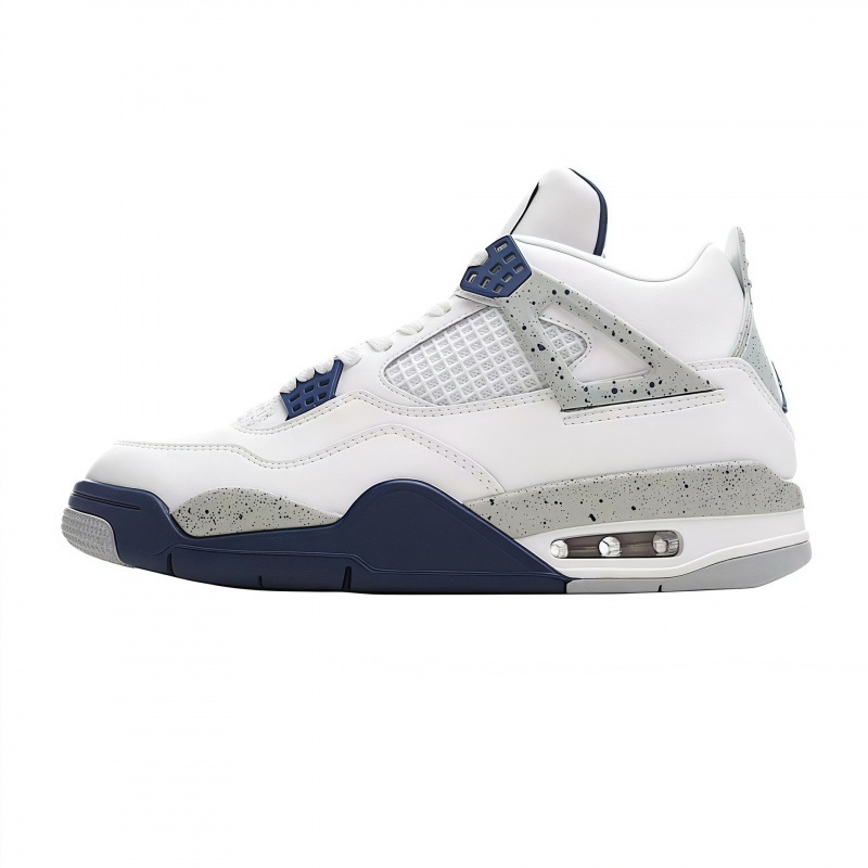 Putian cross-border AJ4 Zhonggang Jiao4 anti-deslizante, cómodo y versátil, zapatos de baloncesto deportivos transpirables para hombres y mujeres